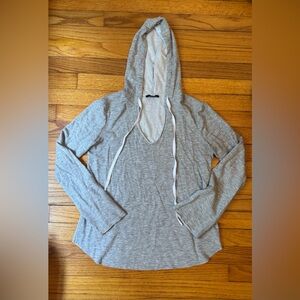 Women’s Drew Gray Hooded Sweatshirt Top size XS